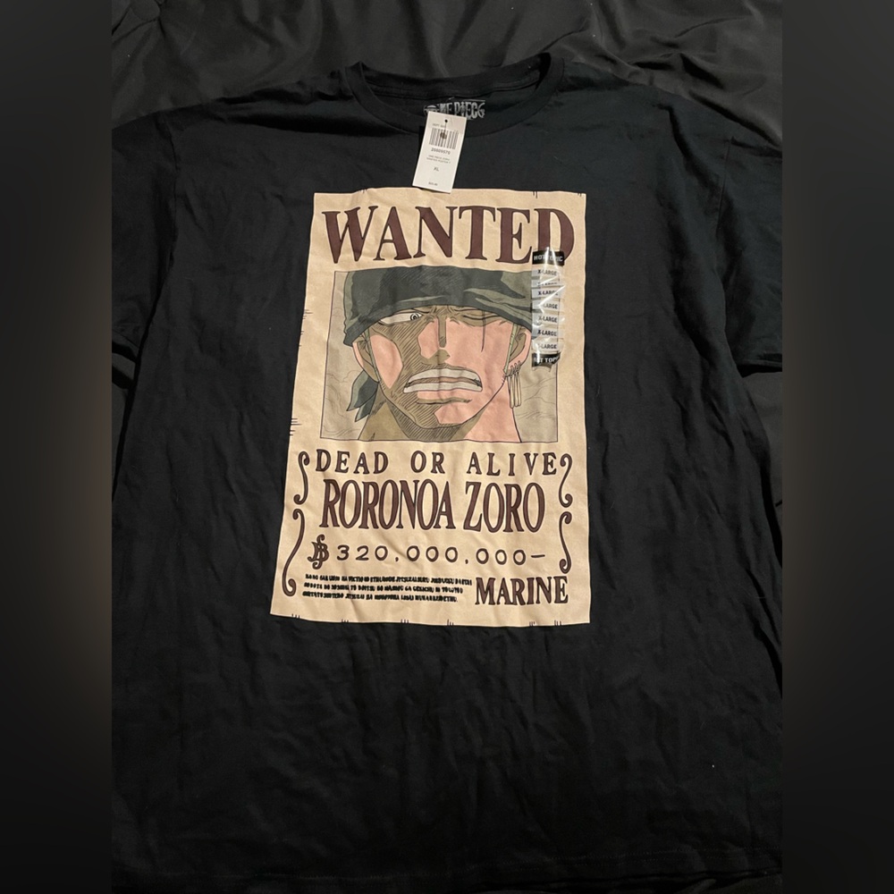 Black Graphic one piece T-Shirt